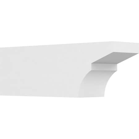Standard Monterey Architectural Grade PVC Rafter Tail, 6W X 8H X 24L
